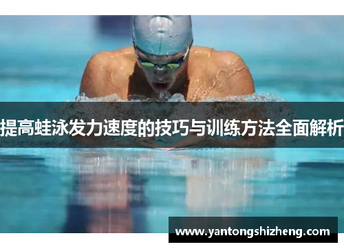 提高蛙泳发力速度的技巧与训练方法全面解析
